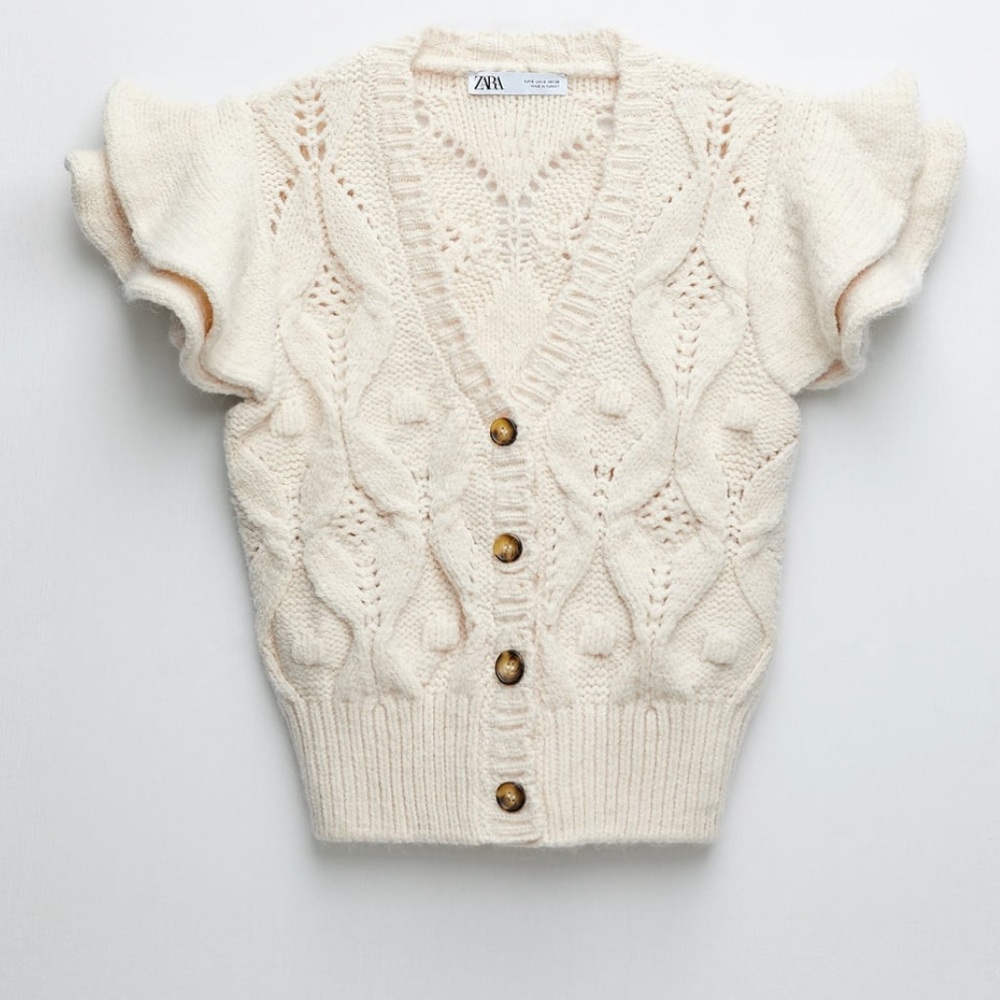 Zara knit vest